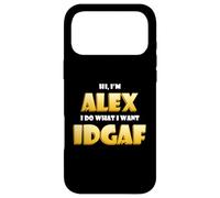 Alex Costume IDGAF Funny Meme Halloween Costume Alexander Coque pour iPhone 17 Pro Max