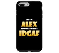 Alex Costume IDGAF Funny Meme Halloween Costume Alexander Coque pour iPhone 7 Plus/8 Plus