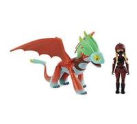 Spin Master – Pack Dragon articulé 46 cm + Viking Alex & Panache – DreamWorks Les Neuf Royaumes 4+