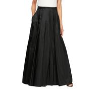 Alex Evenings Jupe Longue en Taffetas pour Femme, Noir, L