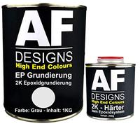 Alex Flittner Designs Apprêt époxy 1,20 kg 2K Gris Pour peinture de voiture Protection contre la rouille