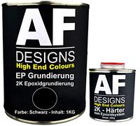 Alex Flittner Designs Apprêt époxy 1,20 kg 2K Noir Pour peinture de voiture Protection contre la rouille