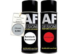Alex Flittner Designs Bombe aérosol compatible avec Citroen EZRC Gris Aluminium Metallic Vernis de base transparent en aérosol 400ml