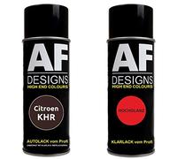 Alex Flittner Designs Bombe aérosol compatible avec Citroen KHR Show Rouge Nacre Vernis de base transparent en aérosol 400ml