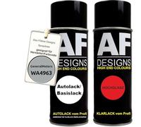 Alex Flittner Designs Bombe aérosol compatible avec GeneralMotors WA4963 Silver Metallic Vernis de base transparent en aérosol 400ml
