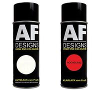 Alex Flittner Designs Bombe aérosol compatible avec Mercedes/Daimler Benz 153 Schneeweiss Vernis de base transparent en aérosol 400ml