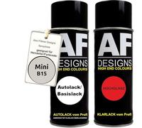 Alex Flittner Designs Bombe aérosol compatible avec Mini B15 Light White Vernis de base transparent en aérosol 400ml