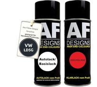 Alex Flittner Designs Bombe aérosol compatible avec VW/Volkswagen Dark Iron Blue Metallic LD5G Vernis de base transparent en aérosol 400ml