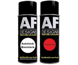 Alex Flittner Designs Bombe aérosol compatible avec VW/Volkswagen Quarzgrau Metallic LY7G Vernis de base transparent en aérosol 400ml
