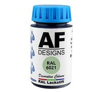 Alex Flittner Designs Crayon de retouche RAL 6021 vert pâle brillant 50 ml, bois, métal, meubles, salle de bain, peinture de retouche