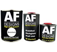 Alex Flittner Designs Kit de peinture automobile 2,5L compatible avecGeneralMotors WA501Q Black Ice Metallic Durcisseur pour vernis