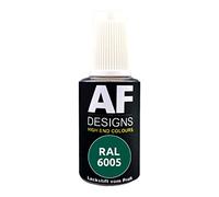 Alex Flittner Designs Marqueur de peinture RAL 6005, couleur vert mousse mat, 20 ml, peinture de retouche acrylique, pour réparation, bois, métal, meubles de salle de bain