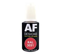 Alex Flittner Designs Marqueur Peinture RAL 3031 Rouge Orient Mat 20ml Stylo Reparation Peinture Acrylique Retouche Peinture Retouche Peinture Reparation Peinture pour Bois, Métal, Meubles, Salle de