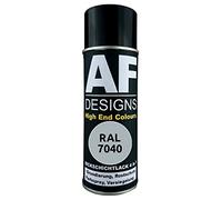 Alex Flittner Designs Peinture antirouille 4 en 1 RAL 7040 Gris fenêtre métal vernis de protection Spray antirouille en aérosol