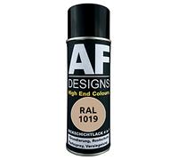 Alex Flittner Designs Peinture de protection 4-en-1 RAL 1019 Gris-beige pour métal - Spray antirouille - Bombe aérosol
