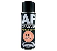 Alex Flittner Designs Peinture de protection 4-en-1 RAL 3012 Beige-rouge pour métal, spray antirouille, bombe aérosol