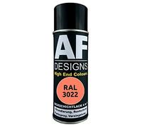 Alex Flittner Designs Peinture de protection 4-en-1 RAL 3022 Rouge saumon Protection antirouille pour métal Spray Peinture en aérosol