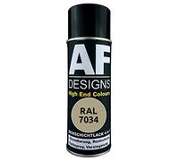 Alex Flittner Designs Peinture de protection 4-en-1 RAL 7034 Jaune-gris Spray de protection contre la rouille pour métal