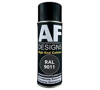 Alex Flittner Designs Peinture de protection 4-en-1 RAL 9011 noir graphite Spray pour métal Peinture antirouille en aérosol
