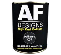 Alex Flittner Designs Peinture de voiture pour Daihatsu X07 Black Metallic - 1 l
