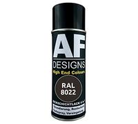 Alex Flittner Designs Peinture métal antirouille 4 en 1, en spray, couleur RAL 8022 brun noir