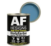 Alex Flittner Designs Peinture pour meubles sans ponçage en bleu pastel RAL5024 mat satiné 750ml Vernis pour meubles Bois & Métal Intérieur/Extérieur