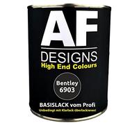 Alex Flittner Designs Peinture pour voiture Bentley 6903 Royal Ebony - 1 l - Prêt à l'emploi