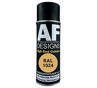 Alex Flittner Designs peinture protectrice 4 en 1 RAL 1024 jaune ocre en spray pour métal, protection contre la rouille, bombe de peinture