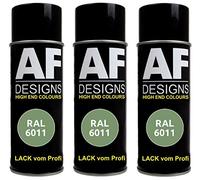 Alex Flittner Designs RAL RAL Lot de 3 bombes de peinture pour voiture en spray RAL6011 Vert satiné