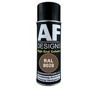 Alex Flittner Designs Spray de protection antirouille 4 en 1 RAL 8028 marron terre pour métal en aérosol