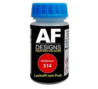 Alex Flittner Designs Stylo de retouche compatible avec AlfaRomeo 514 Rosso Italia vernis à séchage rapide peinture pour retouches peinture automobile