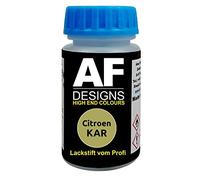 Alex Flittner Designs Stylo de retouche compatible avec Citroen KAR Jaune Lacerta Metallic vernis à séchage rapide peinture pour retouches peinture automobile