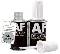 Alex Flittner Designs Stylo de retouche compatible avec GeneralMotors WA246L Poly Silver Metallic 2x20ml