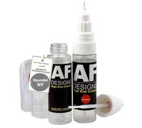 Alex Flittner Designs Stylo de retouche compatible avec Hyundai NY Hyper Silver Metallic vernis transparent à séchage rapide peinture de retouche peinture automobile