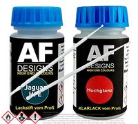 Alex Flittner Designs Stylo de retouche compatible avec Jaguar HFE Kingfisher Metallic Stylo de vernis transparent Kit de retouche peinture auto