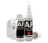 Alex Flittner Designs Stylo de retouche compatible avec KIA 4SS Silky Silver Metallic vernis transparent à séchage rapide peinture de retouche peinture automobile