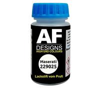 Alex Flittner Designs Stylo de retouche compatible avec Maserati 229025 Bianco Eldorado vernis à séchage rapide peinture pour retouches peinture automobile