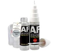 Alex Flittner Designs Stylo de retouche compatible avec Toyota 1E7 Silver Metallic vernis transparent à séchage rapide peinture de retouche peinture automobile