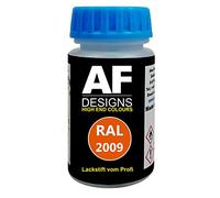 Alex Flittner Designs Stylo de retouche peinture RAL 2009 ORANGE TRAFIC brillant 50 ml Séchage rapide Acrylique