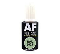 Alex Flittner Designs Stylo de retouche RAL 6021 Vert pâle satiné 20 ml - Stylo de réparation acrylique - Peinture de retouche pour bois et métal - Pour meubles de salle de bain