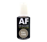 Alex Flittner Designs Stylo de retouche RAL 7006 beige-gris brillant 20 ml Stylo de retouche acrylique Peinture de retouche peinture pour bois, métal, meubles, salle de bain