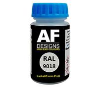 Alex Flittner Designs Stylo Peinture Ral 9018 Papyrus Blanc Brillant Mat Soie 50ml Séchage Rapide Acrylique Peinture de Laura - RAL9018 Papyrus Blanc Brillant