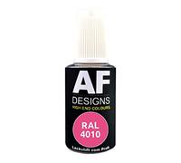 Alex Flittner Designs Stylo Retouche RAL 4010 TELEMAGENTA brillant 20ml Stylo de retouches acrylique pour bois, métal, meubles, salle de bain