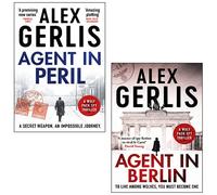 Alex Gerlis Wolf Pack Series 2 Books Collection Set(Agent in Peril, Agent in Berlin)