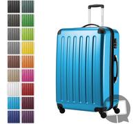 HAUPTSTADTKOFFER - Alex - Bagage Rigide Valise Grande Taille, Trolley avec 4 Roues multidirectionnelles, 75 cm, 119 litres, Bleu Cyan