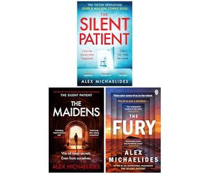 Alex Michaelides Thriller 3 Books Collection Set (The Silent Patient, The Maidens & The Fury)