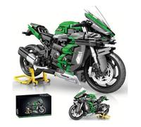 Alex&Pam Moto à Construire 1:5 - Kawasaki H2 SX SE | Kit Technik 2088pcs Modèle Moto Collector à Assembler