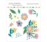 Alex Syberia Designs - Ensemble de matrices de découpe Fleurs sauvages d'Andalousie