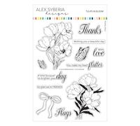 Alex Syberia Designs Ensemble de tampons tulipes en fleurs