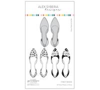 Alex Syberia Designs - Ensemble plaque de presse et matrices de découpe Fancy Shoes